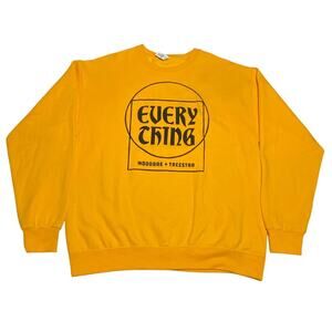 Woodbae + Treestar Everything Mustard Yellow Large Sweatshirt Alternative HipHop
